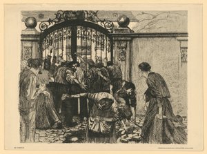 Storm [At the Park Gate] (Sheet 5 from "A Weaver