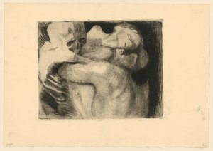 Death and Woman Struggling for the Child (2nd State)