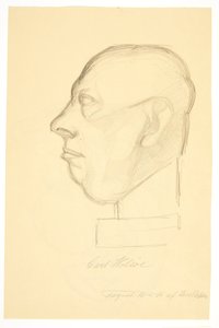 Portrait of the Painter Carl Holsøe (1863-1935) by Kai Nielsen
