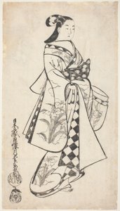 Standing Beauty by Kaigetsudo Anchi