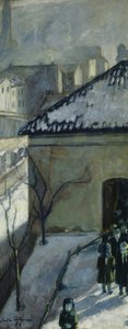 View towards Ruseloekka School, Oslo by Kalle Lochen