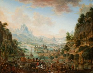 View of the banks of the Rhine