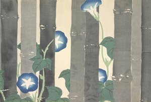 Asagao, from Momoyo-Gusa by Kamisaka Sekka