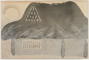 Flowers of a Hundred Worlds: Autumn Night by Kamisaka Sekka