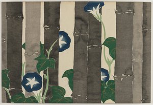 Flowers of a Hundred Worlds (Momoyogusa): Morning Glories by Kamisaka Sekka