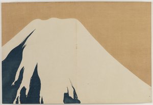 Flowers of a Hundred Worlds (Momoyogusa): Mount Fuji by Kamisaka Sekka