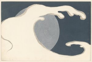 High Wave (series title: Flowers of a Hundred Worlds) by Kamisaka Sekka