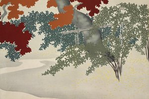 Maple from Momoyogusa by Kamisaka Sekka