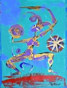 Dynamic Mythical Figure by Kanat Ibragimov