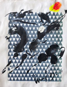 Energetic Abstract Pattern by Kanat Ibragimov