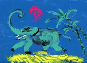Happy Elephant Beach Stroll