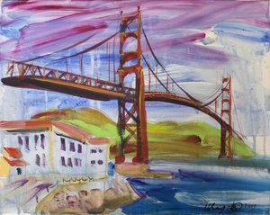 San Francisco Golden Gate by Kanat Ibragimov