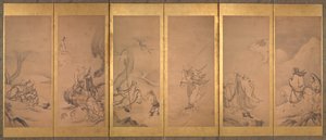 Buddhist, Daoist, and Confucian Patriarchs by Kano Sanraku