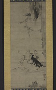 Choyo: Monk Sewing under Morning Sun by Kaō