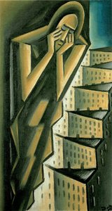 Woman over the City, ca. 1917-1920