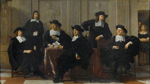 The Regents of the Spinhuis and Nieuwe Werkhuis, Amsterdam, 1669 by Karel Du Jardin