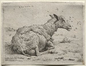 The Sheep and the Flies by Karel Dujardin