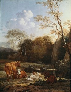 The Animal Bocage Near a Stream