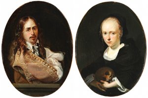 Self-portrait and Portrait of Cornelia Bouwers, the artist’s wife