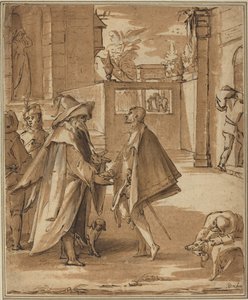 The Departure of the Prodigal Son by Karel van Mander I