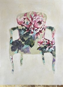 Elegant Floral Armchair