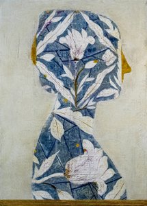 Elegant Floral Woman Profile