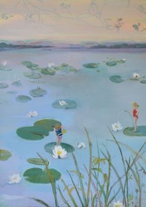 Dreamy Lily Pad Girls by Karin Bos