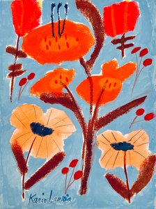 Vibrant Floral Abstract