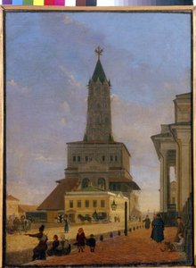 The Sukharev Tower in Moscow by Karl Fridrikh Petrovich Bodri