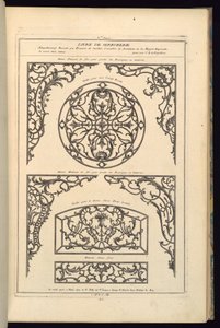 Deux Potences de Fer, pour Pendre des Enseignes, ou Lanternes by Karl Albert von Lespilliez