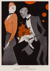 For Faithful Service - The Effects of Syphilis by Karl Arnold