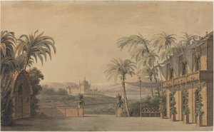 Turkish Stage Design by Karl Ferdinand Langhans