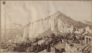 View of Capri by Karl Friedrich Schinkel