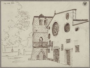The Cathedral of San Giusto in Trieste by Karl Friedrich Schinkel