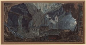 Iron Mine in Catalonia. Interior View