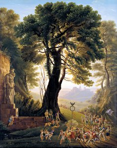 Harvest Festival Procession (Copy after Karl Friedrich Schinkel) by Karl Friedrich Schinkel