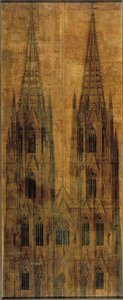 Cologne Cathedral. Elevation of the West Facade
