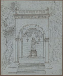 Mansfeld. Design for a Luther Monument