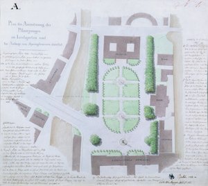 Redesigning the Lustgarten, 1828 by Karl Friedrich Schinkel