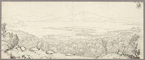 Scottish Coastal Landscape near Tobermory on the Isle of Mull by Karl Friedrich Schinkel