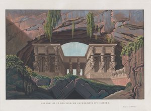 Stage Design for the Opera Die Zauberflöte by Wolfgang Amadeus Mozart