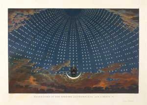 The Hall of Stars in the Palace of the Queen of the Night by Karl Friedrich Thiele