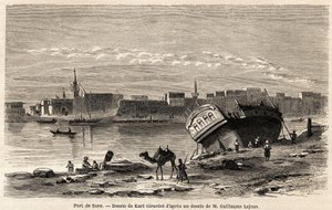 The Port of Suez by Karl Girardet
