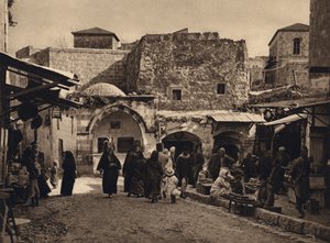 Jerusalem, Street Scene by Karl Grober