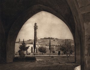 Jerusalem, View of the Mount of Olives from the Place of the Temple by Karl Grober