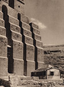 Mar Saba, Buttresses of the Monastery Church
