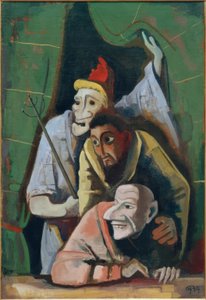 Evil Masks by Karl Hofer