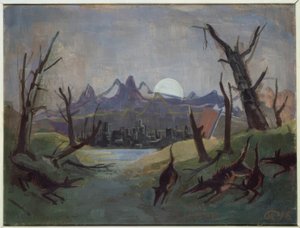 Evil Night by Karl Hofer