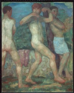Three Young Men by Karl Hofer