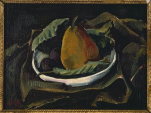 Still Life with Pear by Karl Hofer